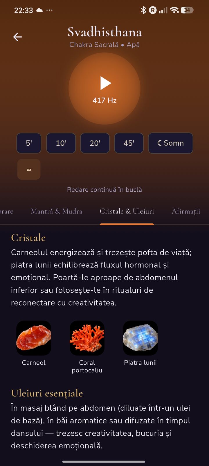 Cristale și uleiuri esențiale pentru fiecare chakră